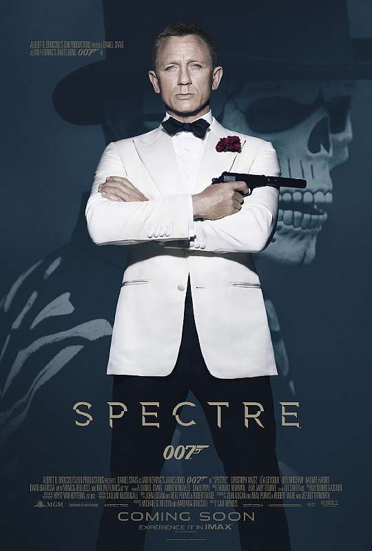 007 SPECTRE ohjelmatiedot 
