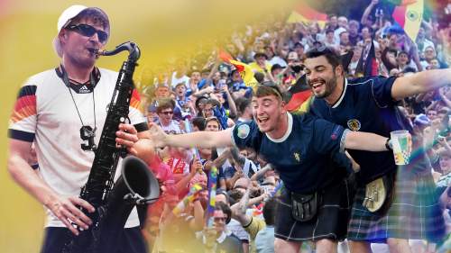 EM-Partyzone Deutschland: So feiern Fußball-Fans