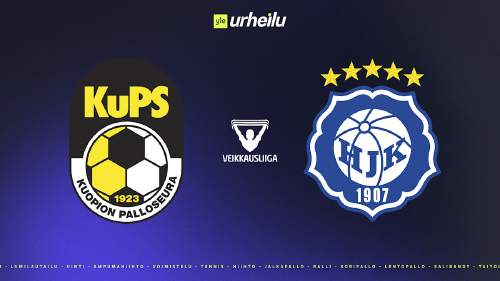 Jalkapallon Veikkausliiga KuPS - HJK