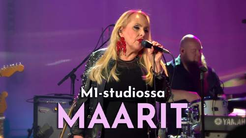 M1-studiossa Maarit