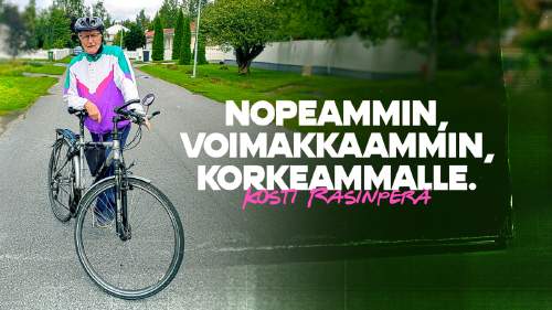 Nopeammin, voimakkaammin, korkeammalle. Kosti Rasinperä