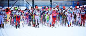 Tour de ski: Herrar 10 km klassiskt, jaktstart (svenskt referat)